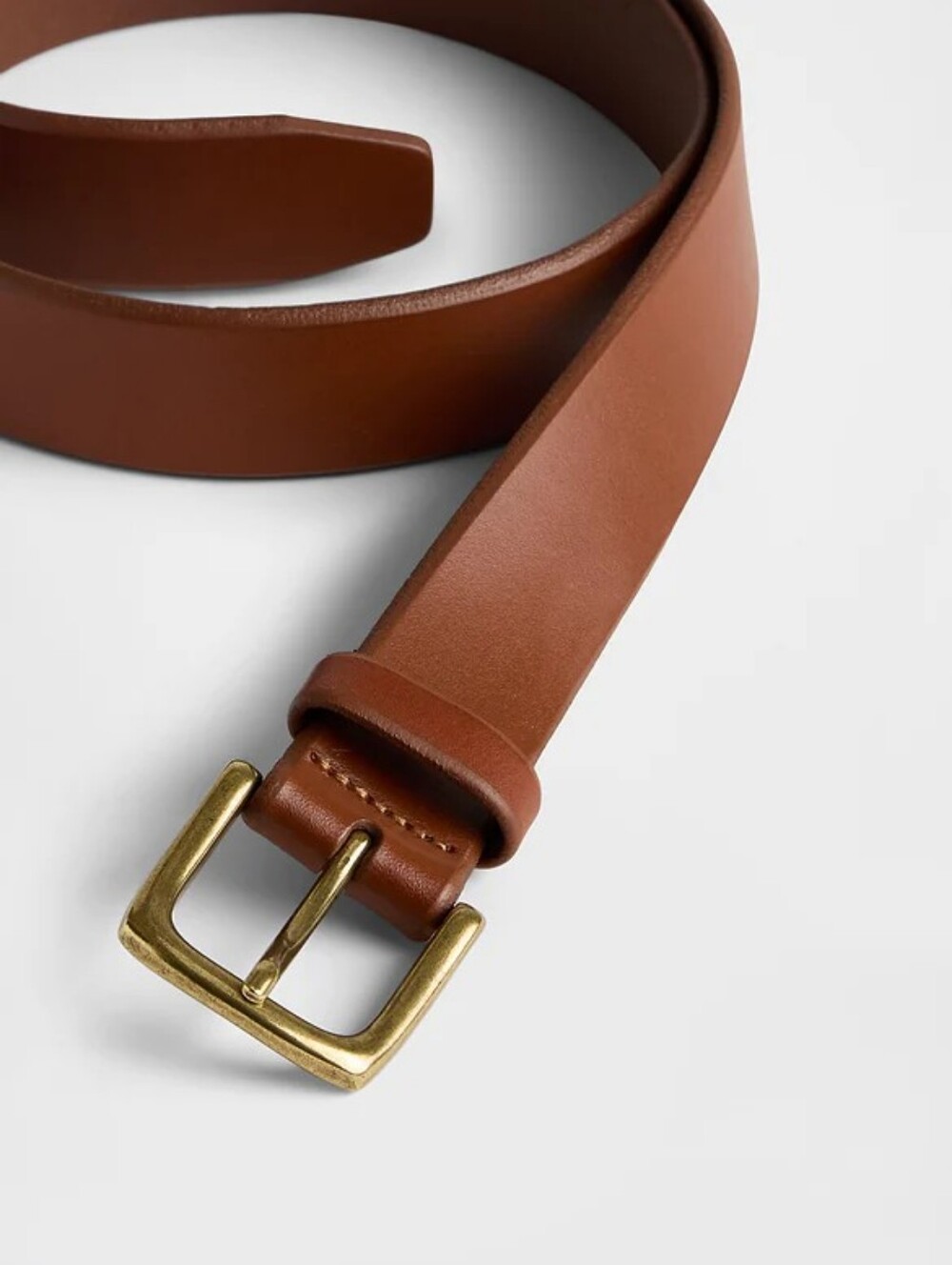 NWT Brown Cognac Leather Belt 30W